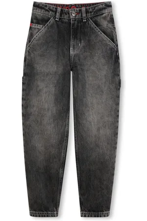 HUGO BOSS Pantaloni affusolati con applicazione
