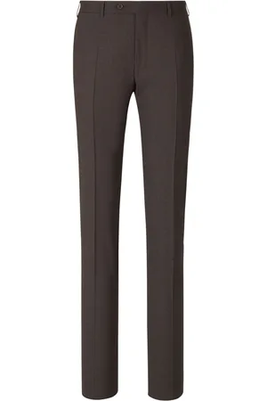 CANALI Pantaloni sartoriali con effetto increspato