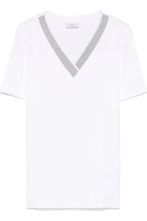 PESERICO SIGN T-shirt con colletto a contrasto