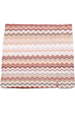 Missoni Minigonna con motivo a zigzag