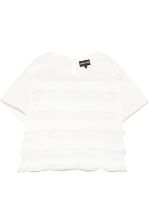 Emporio Armani T-shirt con frange