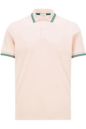 Moncler Polo in cotone con ricamo logo