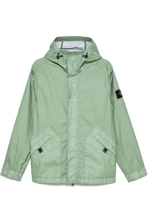 Stone Island Cappotto con effetto stropicciato