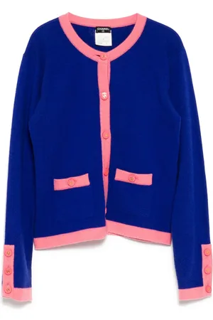 CHANEL Cardigan con maniche lunghe 1995