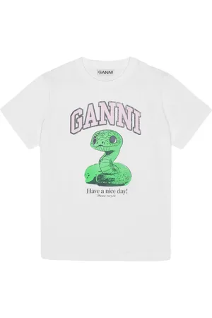 Ganni T-shirt con stampa