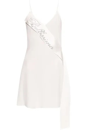 BLUMARINE Abito con dettaglio in raso