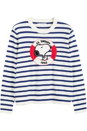 Chinti & Parker Maglione con ricamo Snoopy x Peanuts