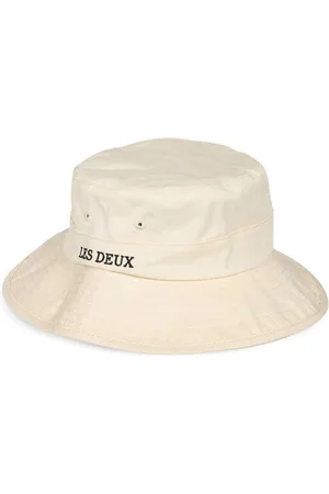 Les Deux Cappello bucket con logo ricamato