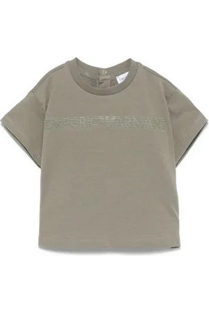 Emporio Armani T-shirt con logo gommato