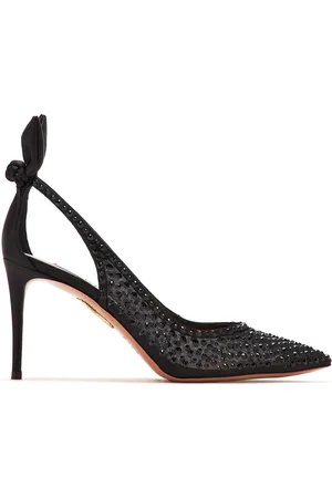 Aquazzura Pumps con strass 85mm