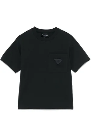 Emporio Armani T-shirt con logo ricamato