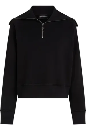 Karl Lagerfeld Felpa con mezza zip