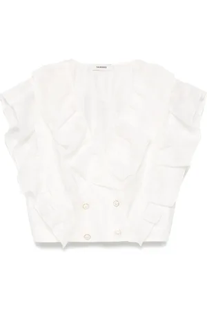 Sandro Blusa con ruches
