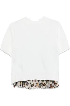 SACAI Top con inserti