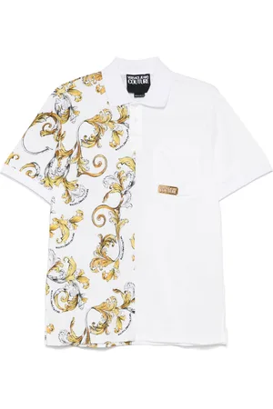 VERSACE Polo con stampa Baroccoflage