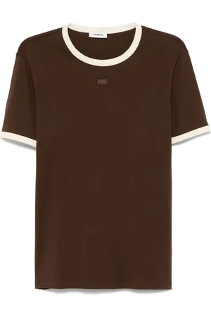 Sandro T-shirt con bordo a contrasto
