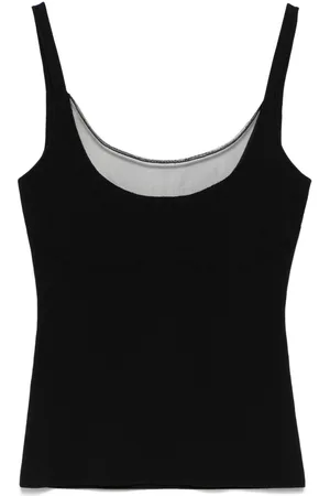 MUGLER Canotta Illusion in maglia