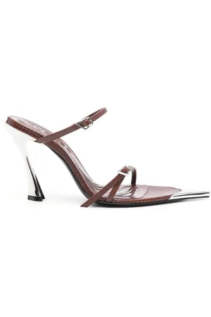 MUGLER Mules effetto lucertola 105mm