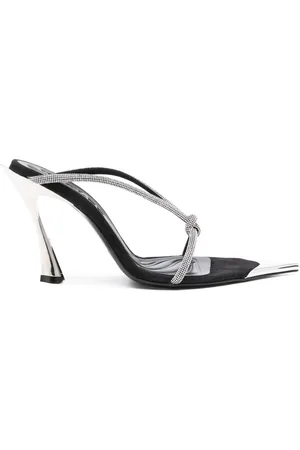 MUGLER Sandali con cristalli 105mm