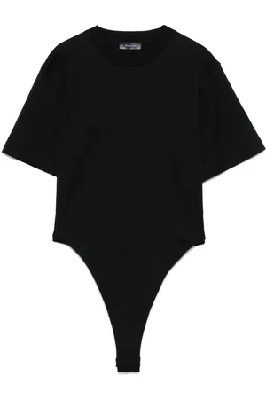 MUGLER Body in stile corsetto con schiena scoperta