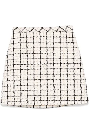 VALENTINO GARAVANI Minigonna in tweed a quadri