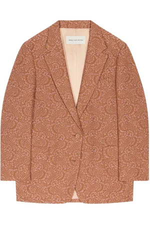 DRIES VAN NOTEN Blazer oversize in jacquard