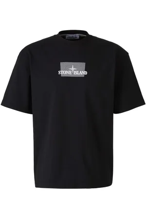 Stone Island T-shirt in cotone con stampa