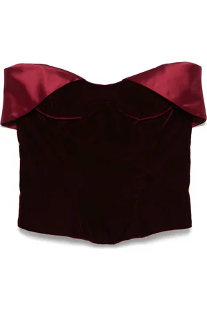 MUGLER Corsetto in velluto