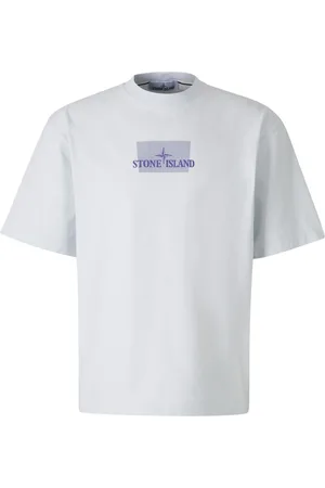 Stone Island T-shirt in cotone con stampa