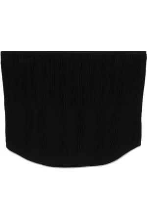 MUGLER Top con motivo a rilievo