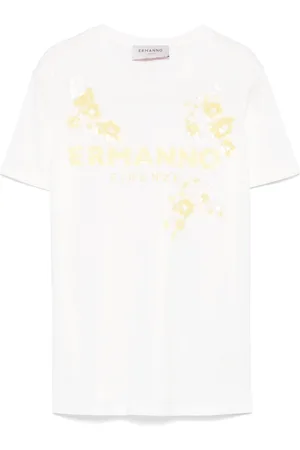 Ermanno Firenze T-shirt con paillettes