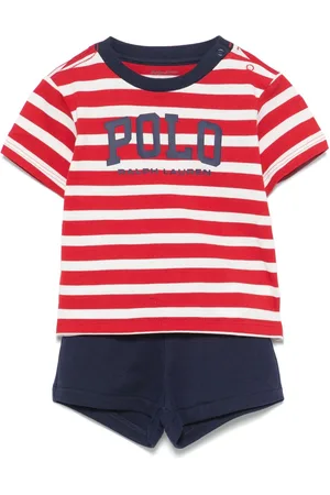 Ralph Lauren Set con shorts a righe