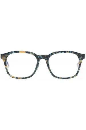 Thom Browne Occhiali con effetto tartarugato
