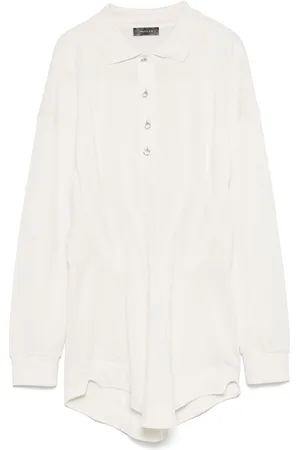 MUGLER Abito corto stile polo
