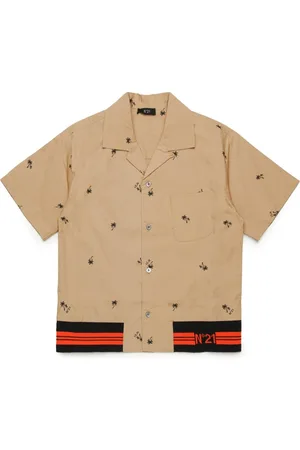 Nº21 Camicia con stampa Palm Tree