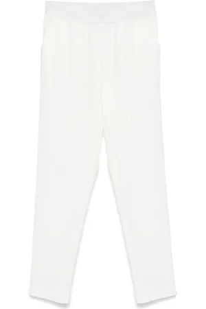 Ermanno Firenze Pantaloni dritti con banda logo