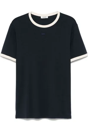 Sandro T-shirt con bordo a contrasto