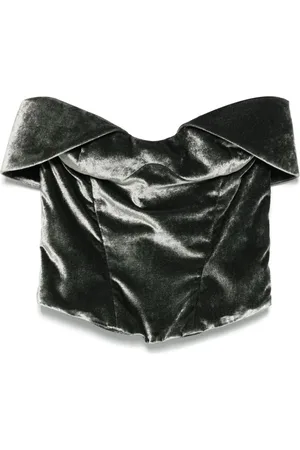 MUGLER Corsetto in velluto