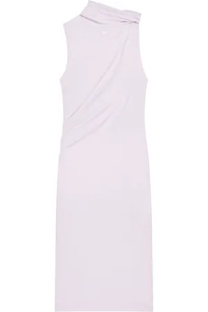 Courrèges Abito corto drappeggiato
