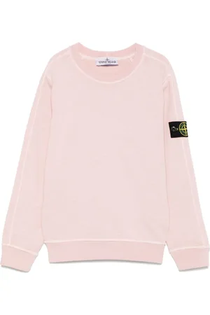 Stone Island Felpa con applicazione Compass