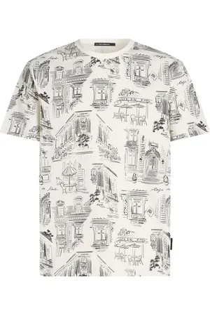 Karl Lagerfeld X Jorge Parra T-shirt con stampa all-over