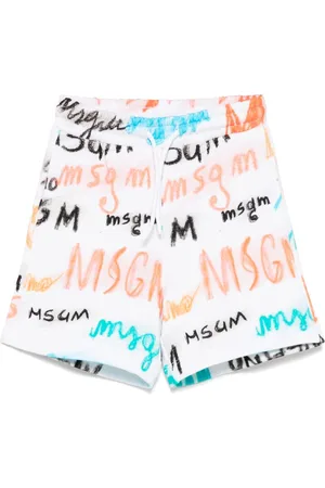 Msgm Shorts sportivi con stampa