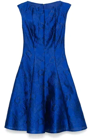 TALBOT RUNHOF Abito midi a fiori jacquard
