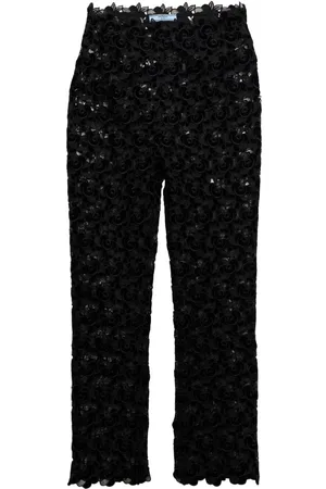 Prada Pantaloni in pizzo guipure
