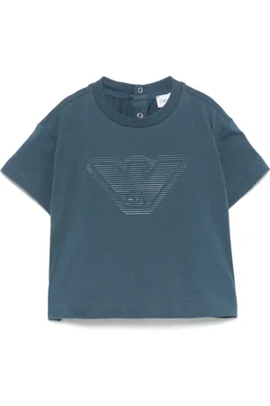 Emporio Armani T-shirt con logo gommato