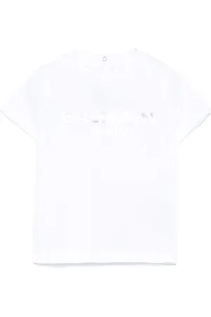 Balmain T-shirt con logo gommato