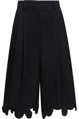 Marni Shorts sartoriali con orlo a smerlo