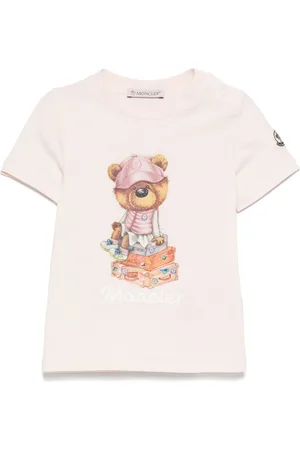 Moncler T-shirt con stampa Teddy Bear