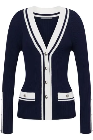 Alberta Ferretti Cardigan con dettagli a contrasto