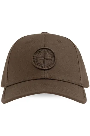 Stone Island Cappello da baseball con applicazione Compass